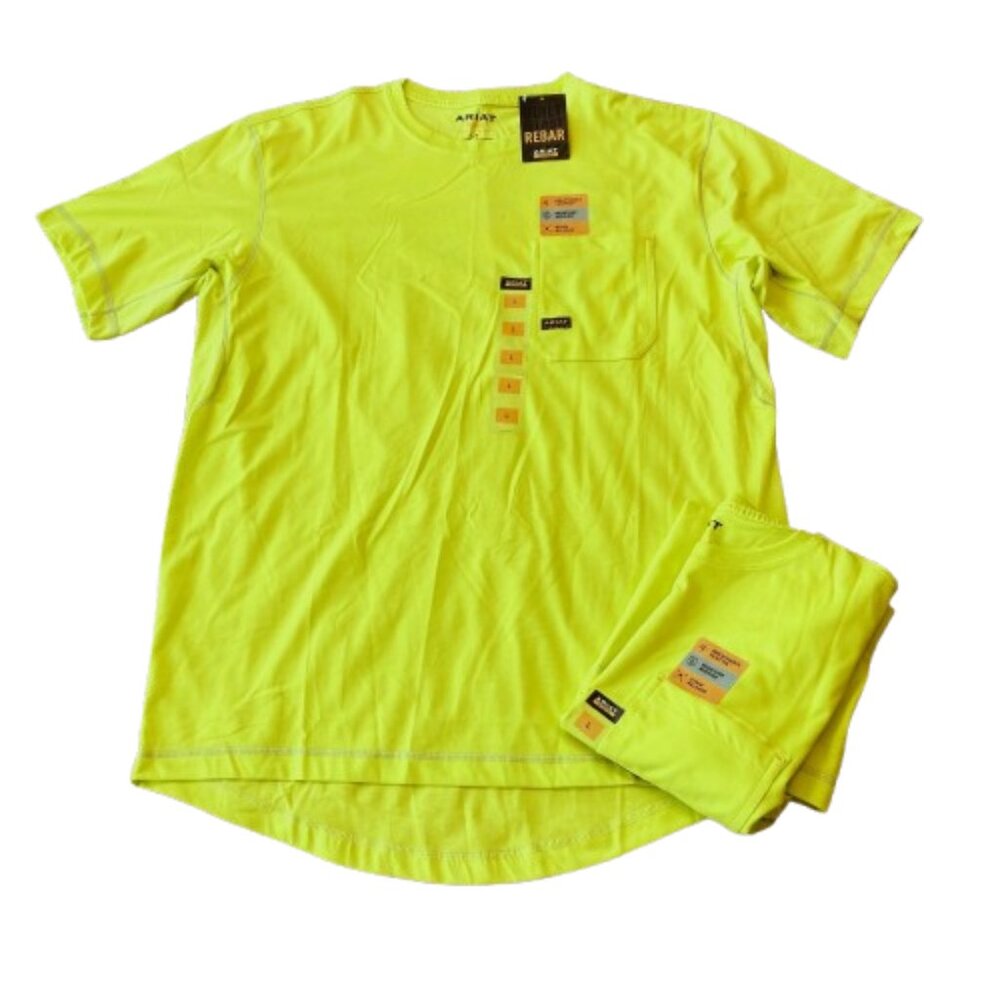 ARIAT Rebar Workman Logo T-Shirts Lot of 2 Men's Large L Sulphur Spring NWT - Picture 2 of 7